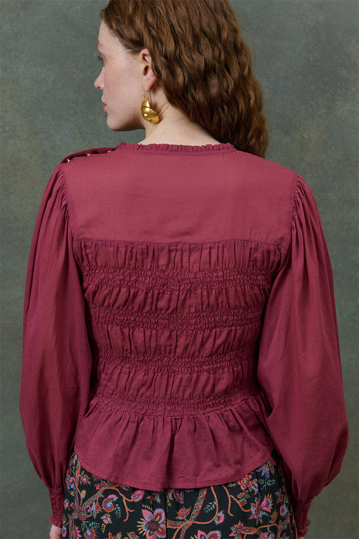 Haydee Blouse in Grape