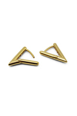 Wishbone Earrings in Gold