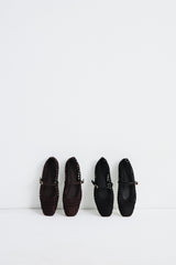 Aroa Ballerina Flats in Black