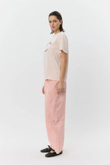 Parisienne Slogan T-shirt in Pink