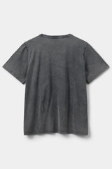 'Fresh' Slogan Tee in Washed Black