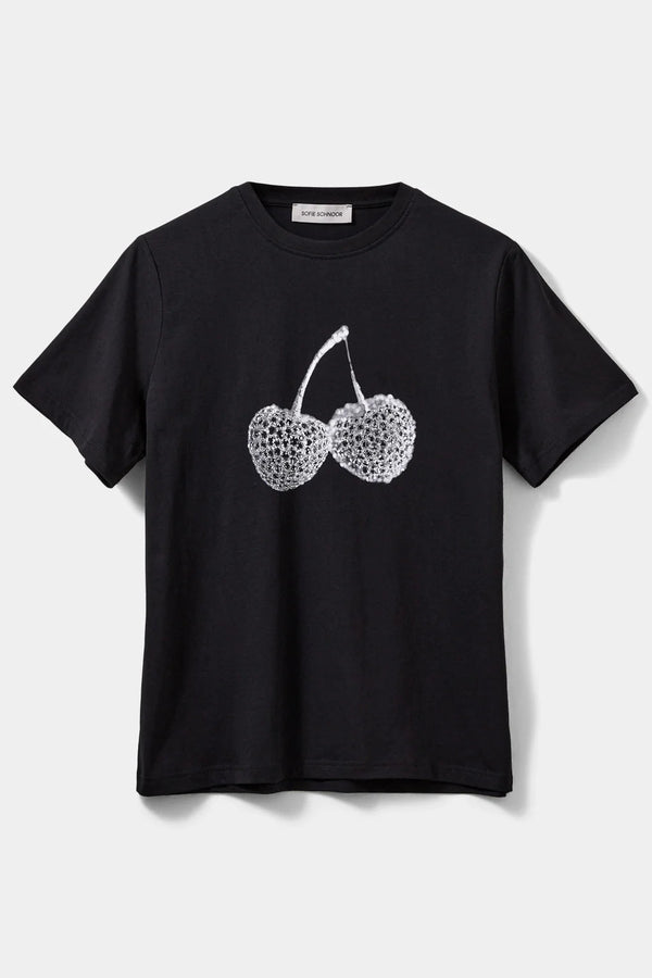 Cherry T-shirt in Black