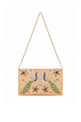 Zari Embroidered Bag in Gold