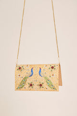 Zari Embroidered Bag in Gold