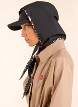 Black Bonnet Head Scarf