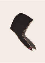Black Bonnet Head Scarf