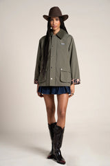 Archives Raincoat in Khaki New Leopard