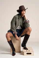 Archives Raincoat in Khaki New Leopard