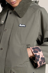 Archives Raincoat in Khaki New Leopard
