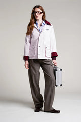 Archives Raincoat in Marshmallow