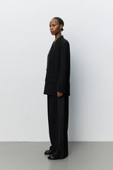 Ashel Boxy Tuxedo Blazer
