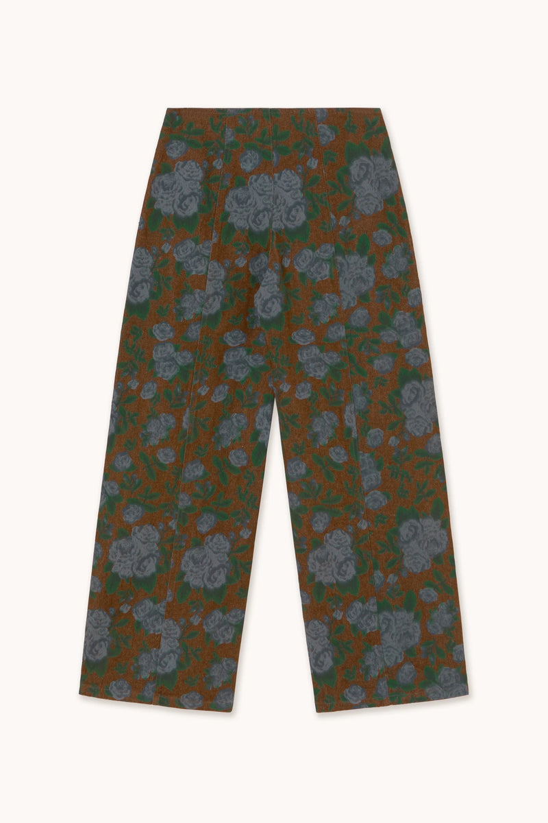 Roses Buttons Cutlines Trousers