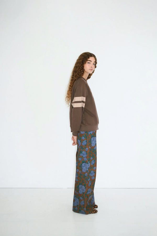 Roses Buttons Cutlines Trousers
