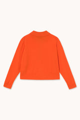 Frank Laced Sweater in Orange
