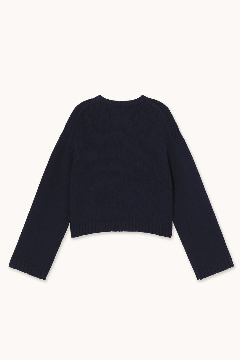 Tie Detail Cardigan in Blue