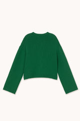 Tie Detail Cardigan in Green
