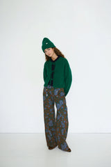 Tie Detail Cardigan in Green