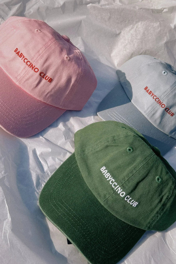 'Babyccino Club' Slogan Kids Hat (3 colorway)