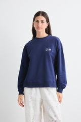 Sun Sweatshirt in Navy