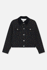 Billie Jacket in Black Floral