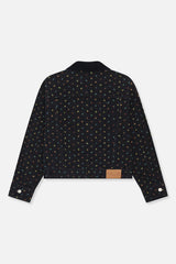 Billie Jacket in Black Floral