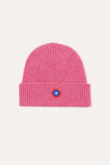 Wool Beanie in Candy Pink