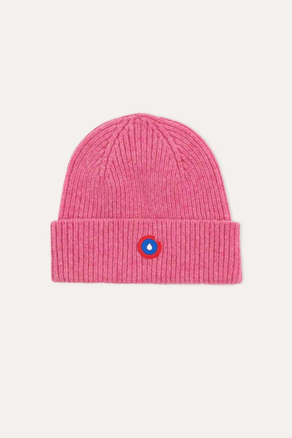 Wool Beanie in Candy Pink