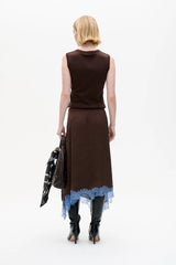Sophie Skirt in Brown