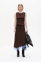 Sophie Skirt in Brown