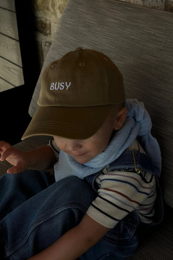 'Busy' Slogan Kids Hat