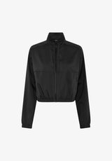 Miller Zip Up Track Jacket in Black