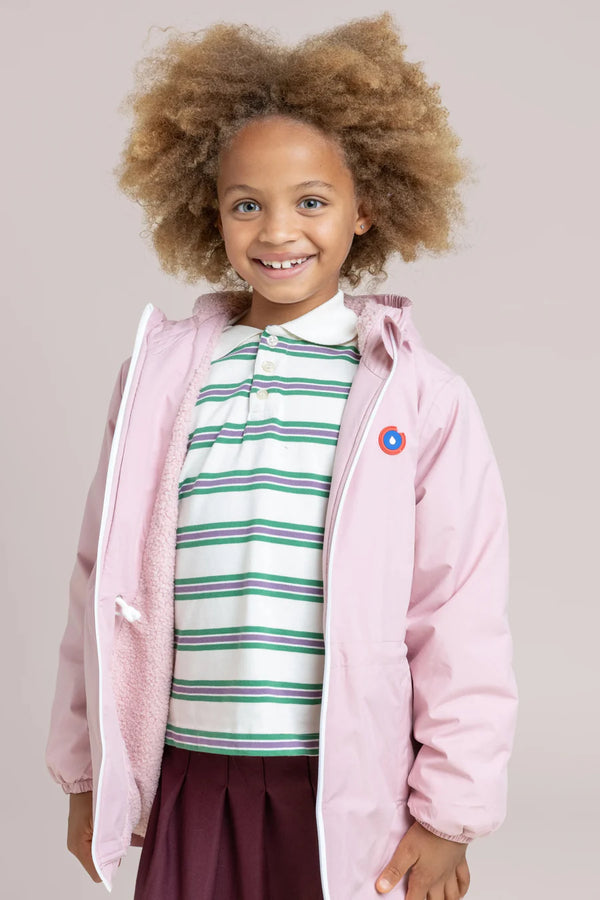 Cadet Kids Raincoat in Marshmallow
