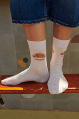 Camille Socks in Cream