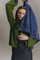 Clarine Cardigan in Green