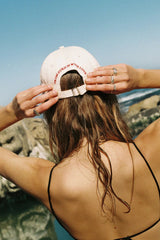 Cocktail Club Slogan Hat in Blush