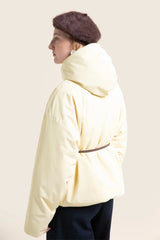 Cléry Crossover Puffer Jacket in Butter