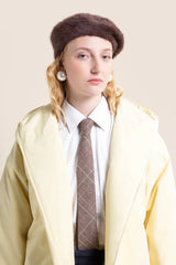 Cléry Crossover Puffer Jacket in Butter