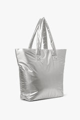 Silver Shopper Bag