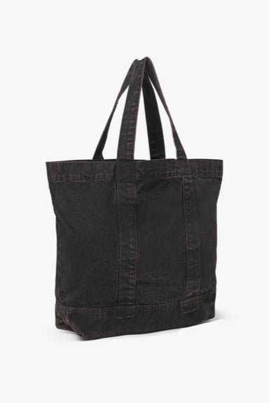 Large Washed Denim Shopper Bag