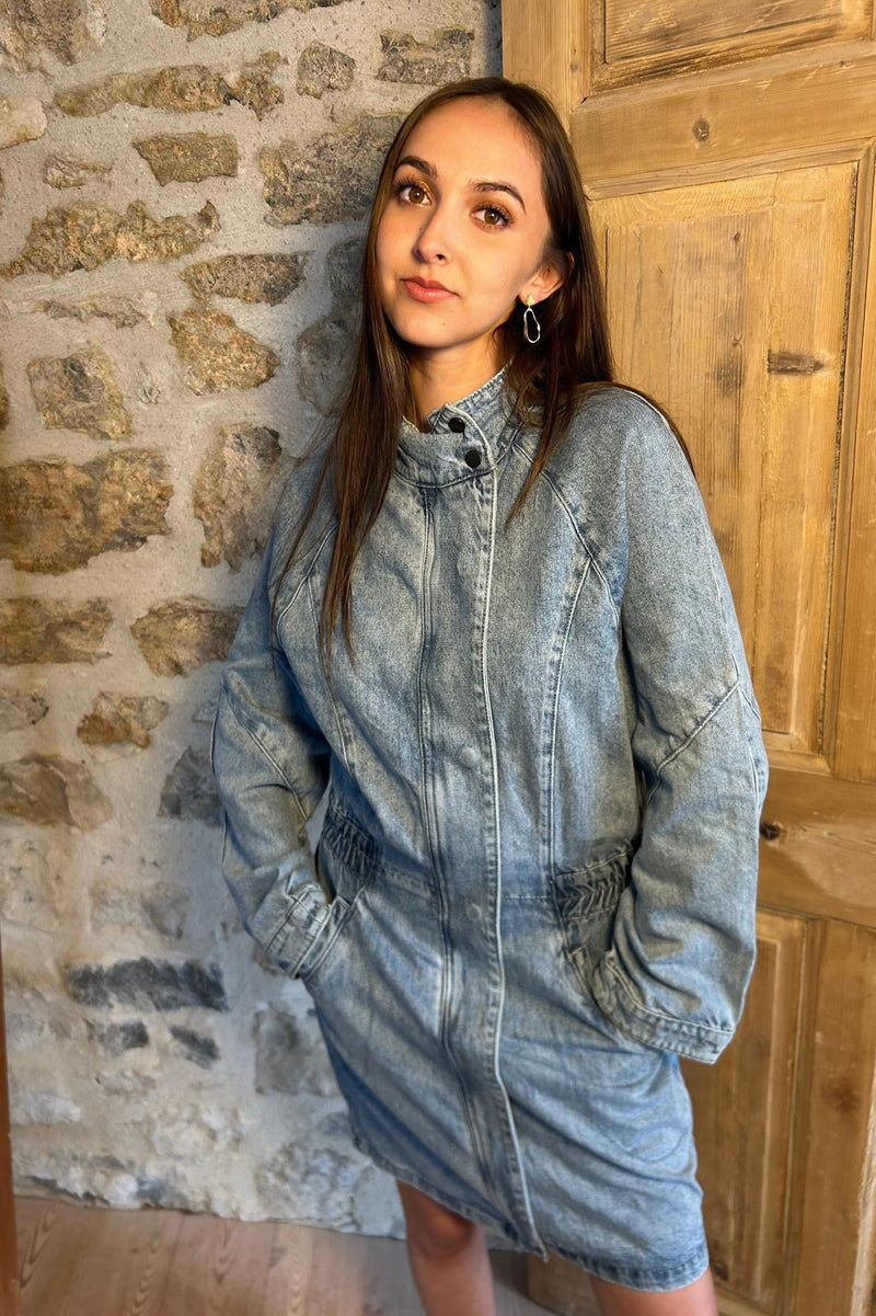 Denim Long Sleeve Dress