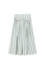 Flower Striped Skirt