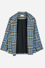 Tartan Flannel Cotton Blazer