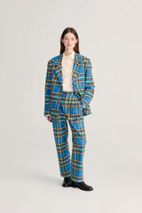 Tartan Flannel Cotton Blazer