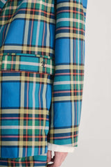 Tartan Flannel Cotton Blazer