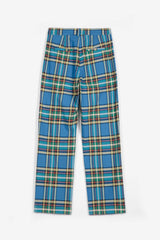 Tartan Flannel Pleated Pants