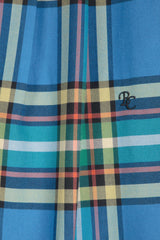 Tartan Flannel Pleated Pants