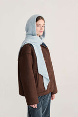 Knitted Hooded Scarf