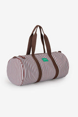 Striped Canvas Gym Bag
