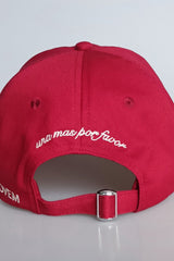 Spicy Margarita Slogan Hat in Red