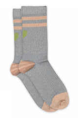 Elga Glitter Socks in Stone Blue